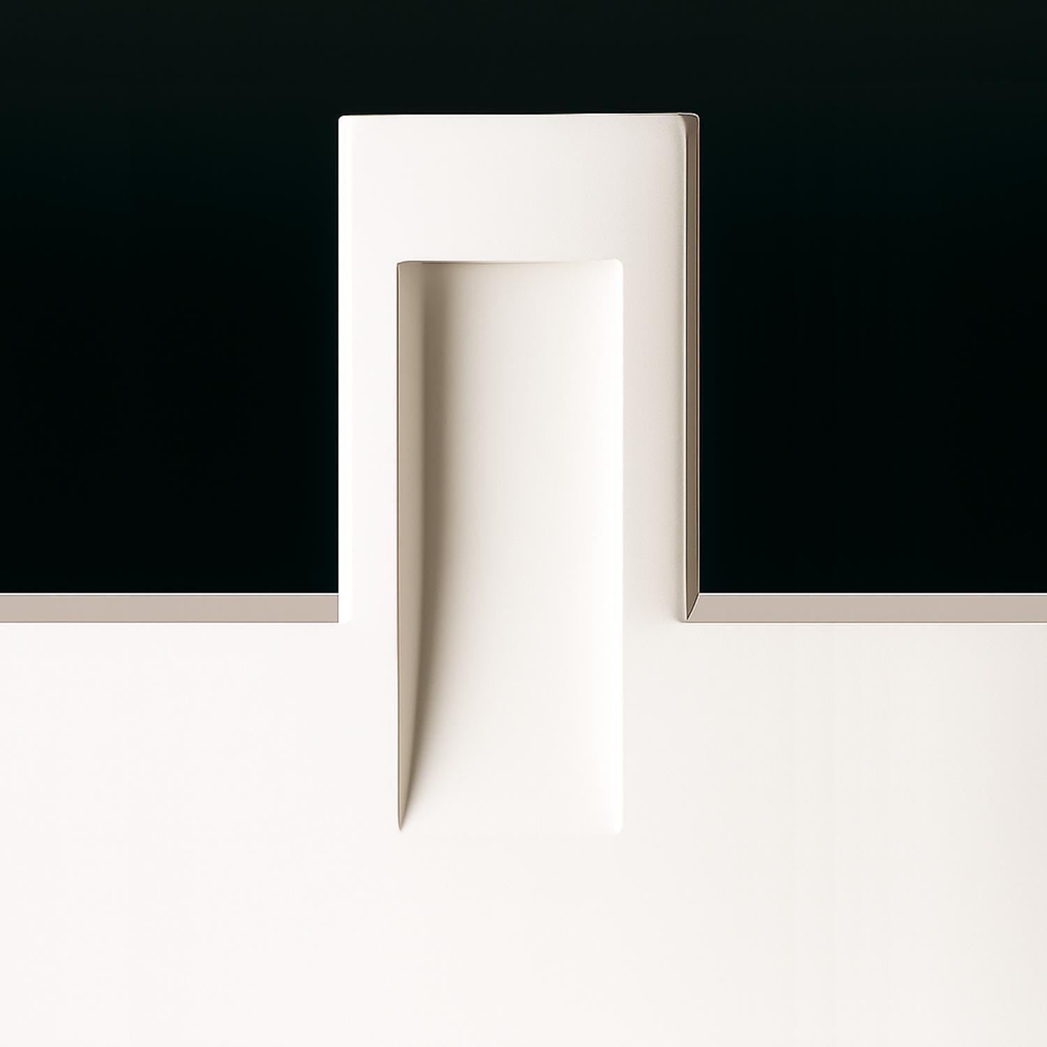 Drift Plaster Trimless LED Step Light Rectangular in White at ORE Lighting, Australia