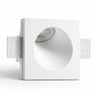 Drift Plaster Step Light GU10 Round IP20 White at ORE Lighting, Australia