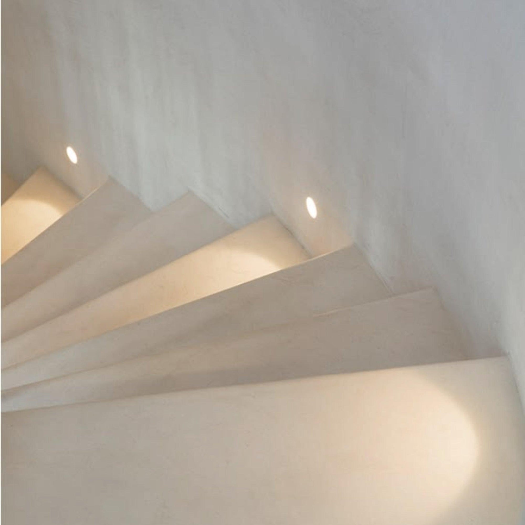 Drift Plaster Step Light GU10 Round IP20 White