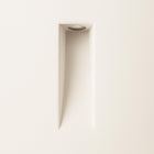 Drift Plaster Trimless LED Step Light Rectangular in White