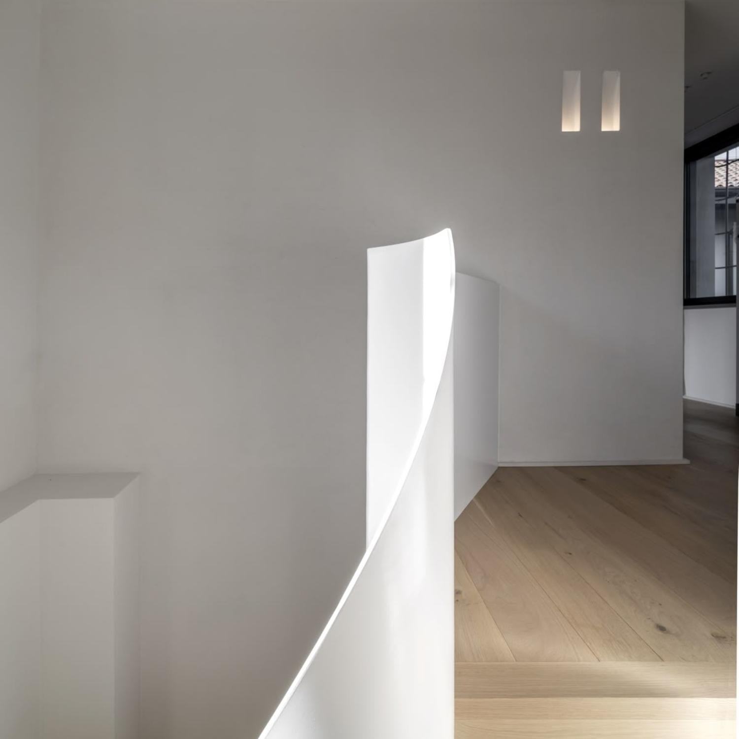Drift Plaster Trimless LED Step Light Rectangular in White