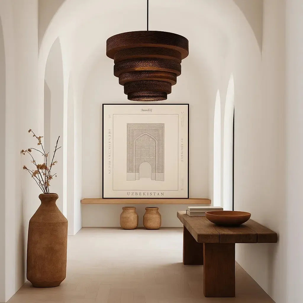 Dune Recycled Cardboard Pendant Light at ORE Lighting, Australia