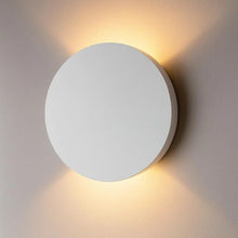 Eon Plaster Halo Up/Down Wall Light in Matt White