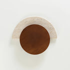 Eclipse Natural Stone & Wood Wall Light