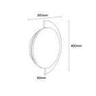 Eclipse Natural Stone Wall Light ECL.9110.WL_Dimension