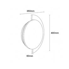 Eclipse Natural Stone Wall Light ECL.9110.WL_Dimension