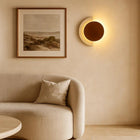 Eclipse Natural Stone Wood Wall Light at ORE Lighting, Australia