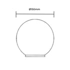 Ember Outdoor Orb Wall Light IP65