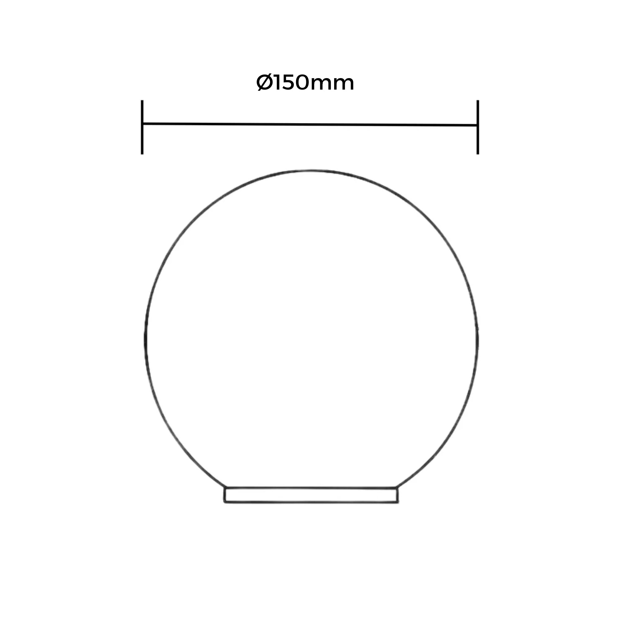 Ember Outdoor Orb Wall Light IP65