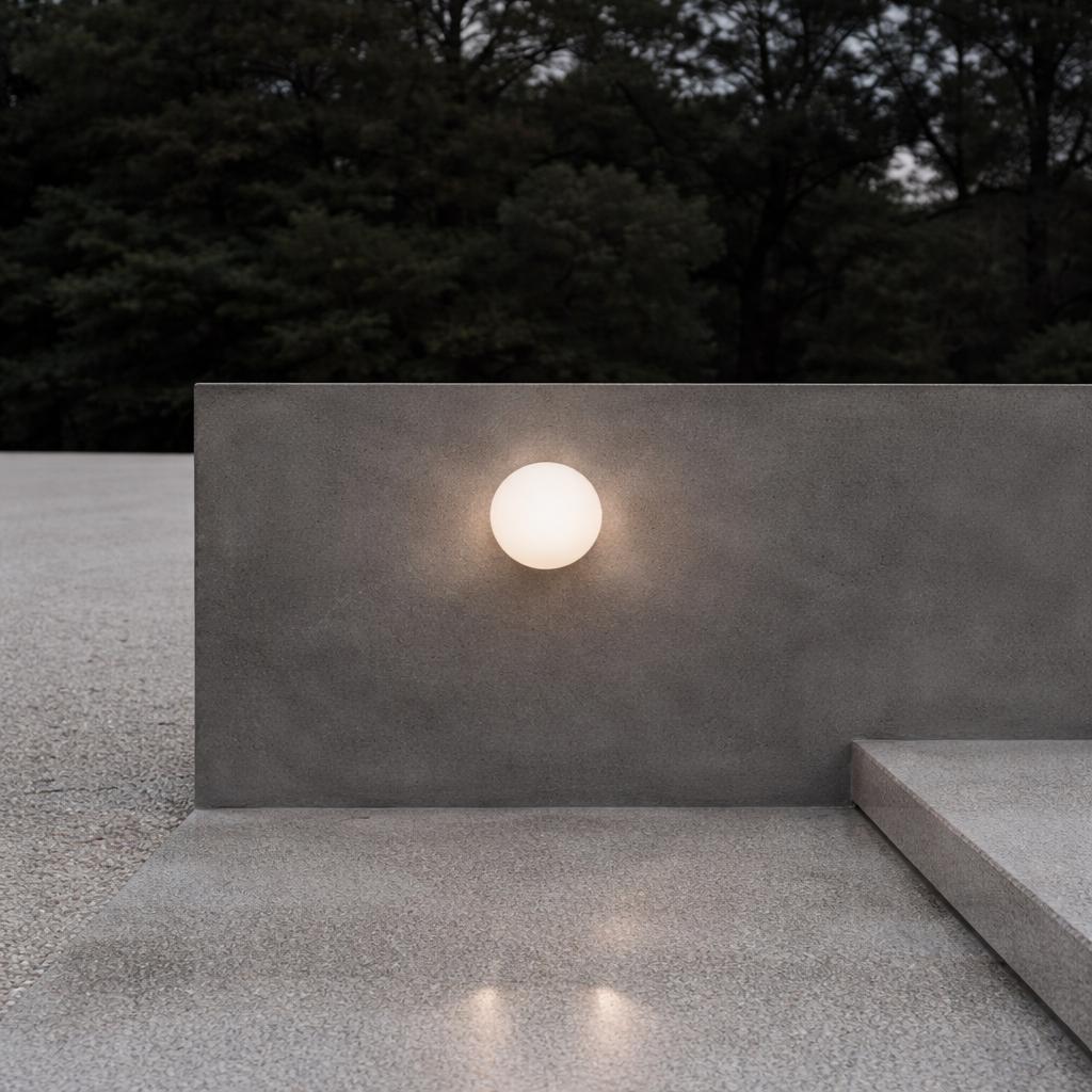 Ember Outdoor Orb Wall Light IP65
