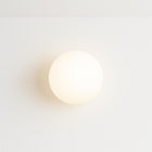 Ember Orb Wall Light Opal Glass IP44