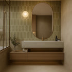Ember Orb Wall Light Opal Glass IP44