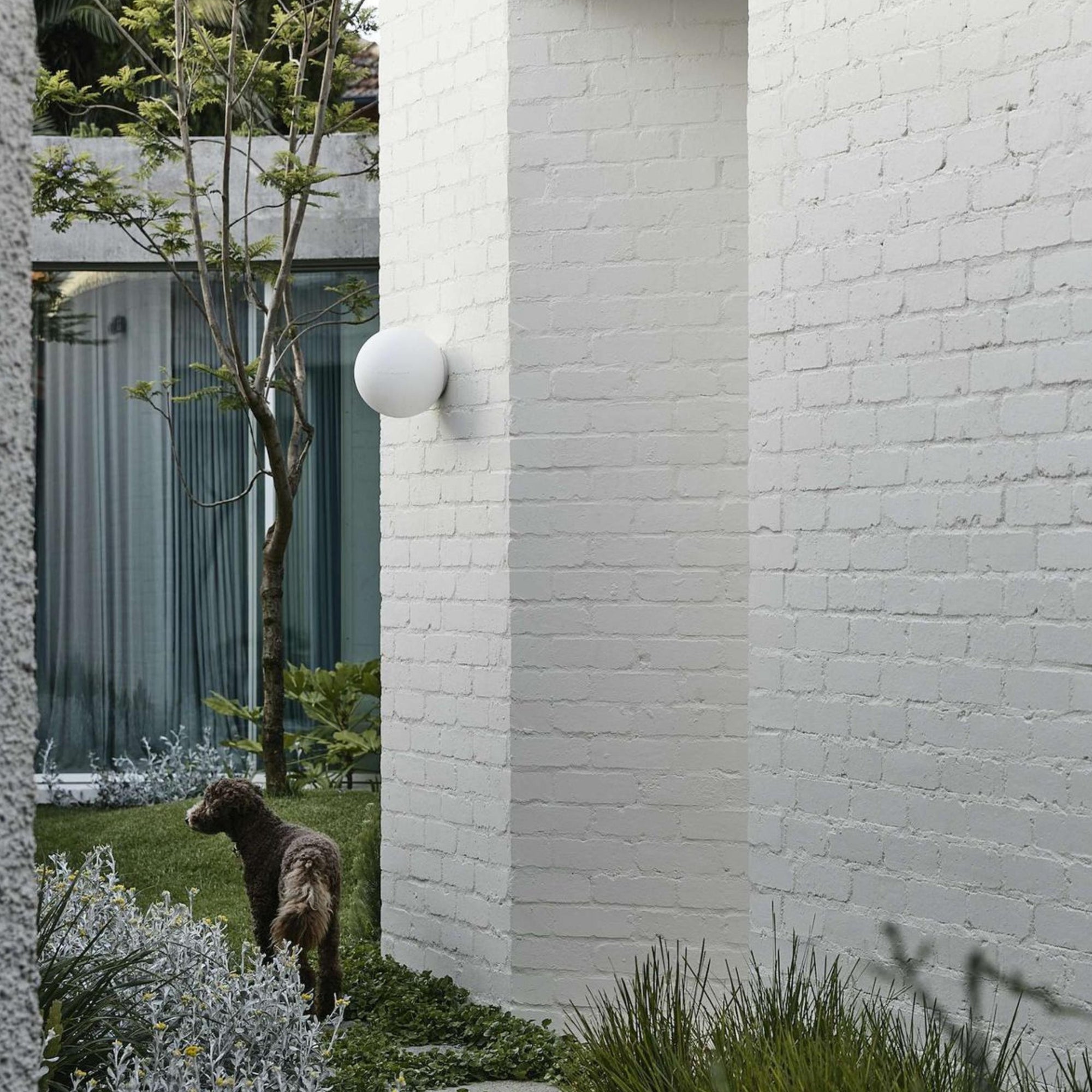 Ember Outdoor Orb Wall Light IP65