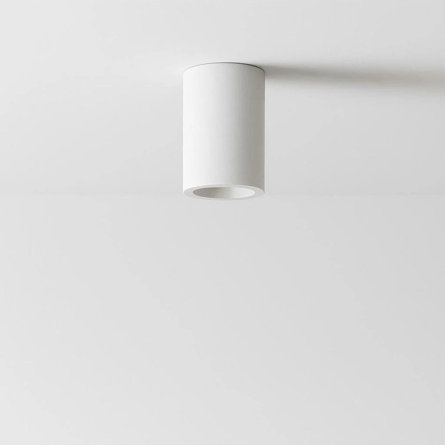 Eon Plaster Surface Mounted Downlight Small in Matt White at ORE Lighting, Australia