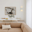 Eon Plaster Curved Indoor Wall Light in Matt White