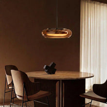Fjord Amber Glass Pendant Light