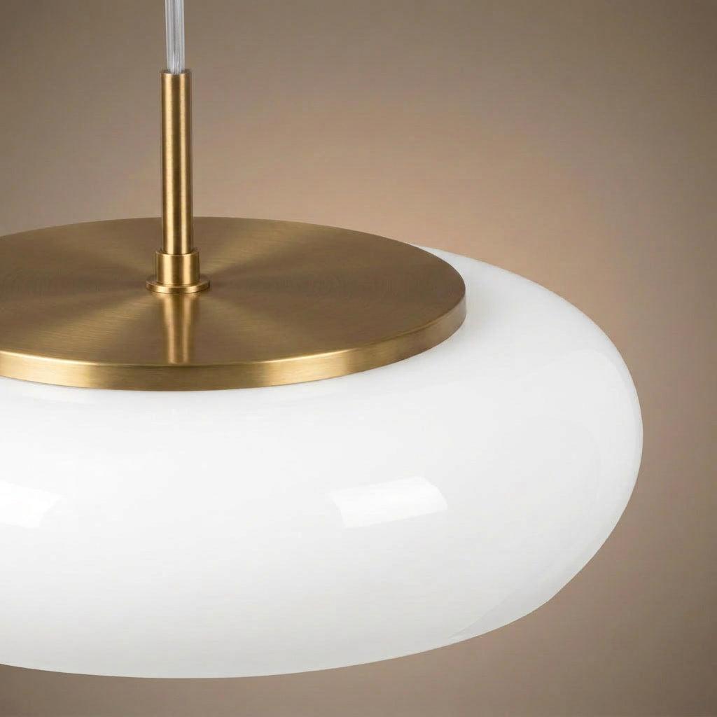 Fjord Opal Glass Pendant Light