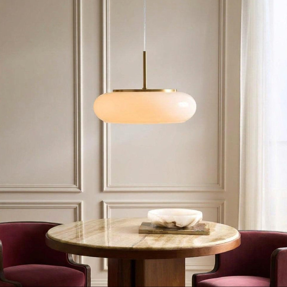 Fjord Opal Glass Pendant Light