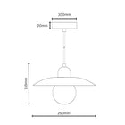 Flint Natural Stone Pendant Light