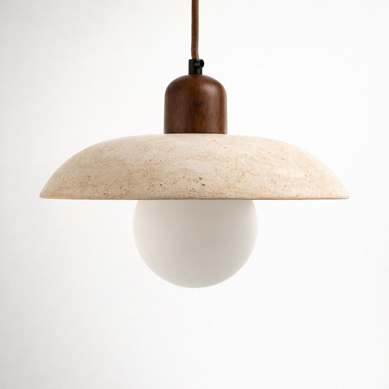 Flint Natural Stone Pendant Light