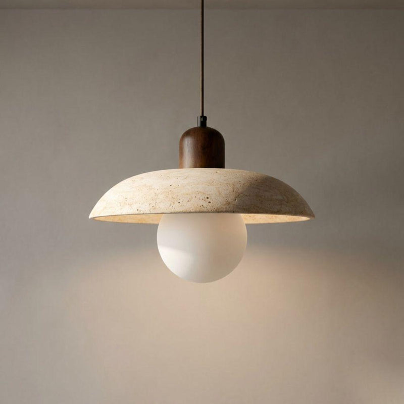 Flint Natural Stone Pendant Light