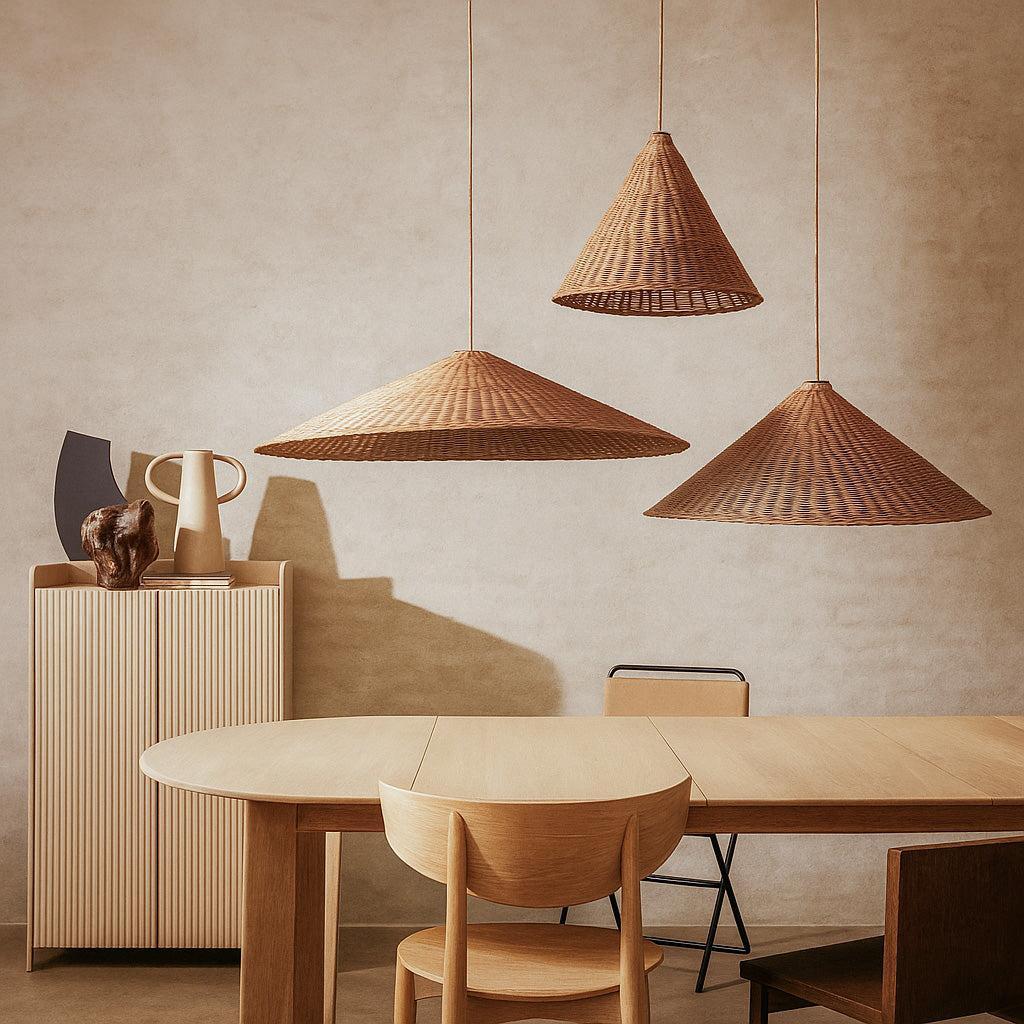 Hikari Rattan Pendant Light Medium