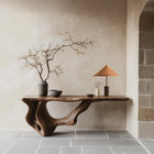 Hikari Marble Table Lamp with Rattan Shade at ORE Lighting, Australia