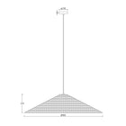 Hikari Rattan Pendant Light Large