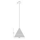 Hikari Rattan Pendant Light Small