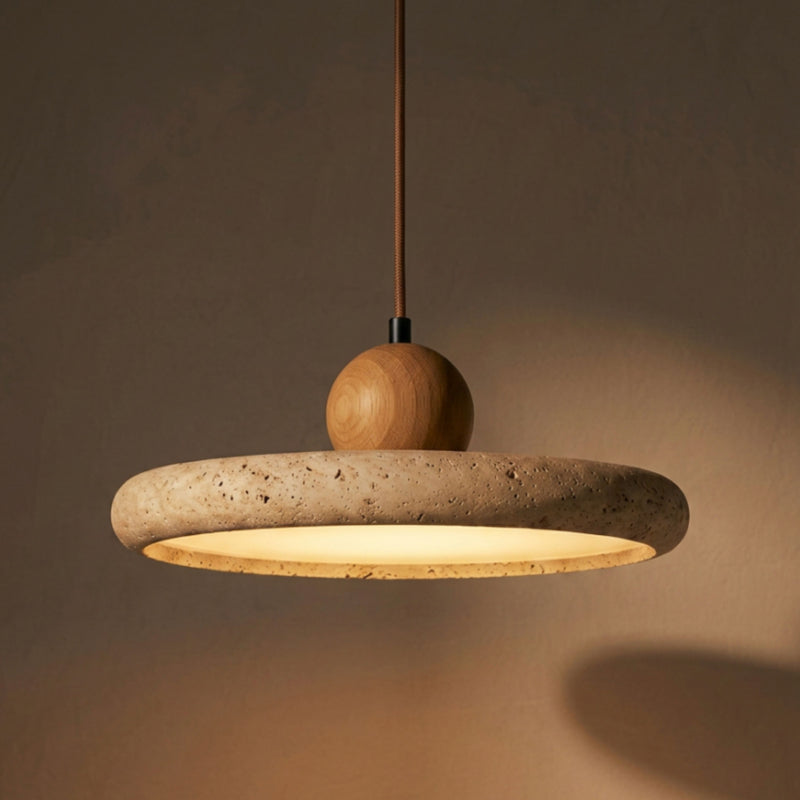 Kaia Natural Stone Pendant Light
