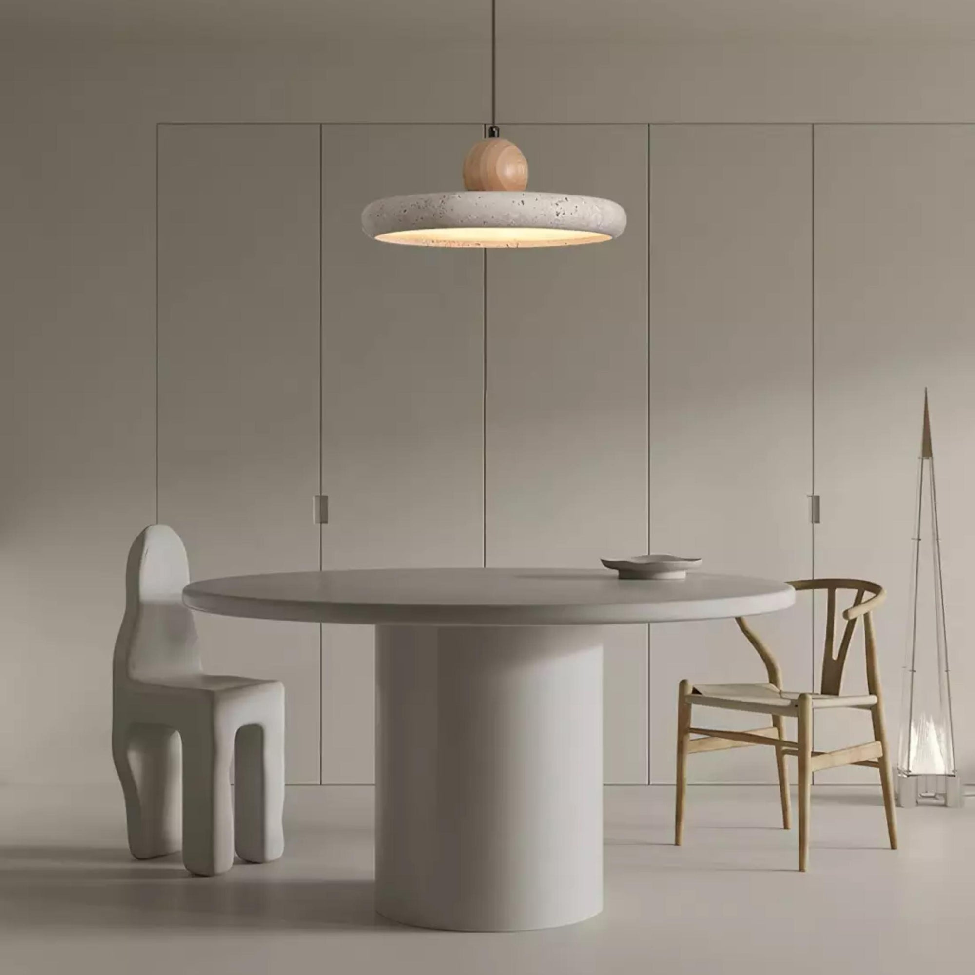 Kaia Natural Stone Pendant Light