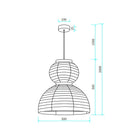 Kami Silk Pendant Light