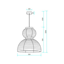 Kami Silk Pendant Light