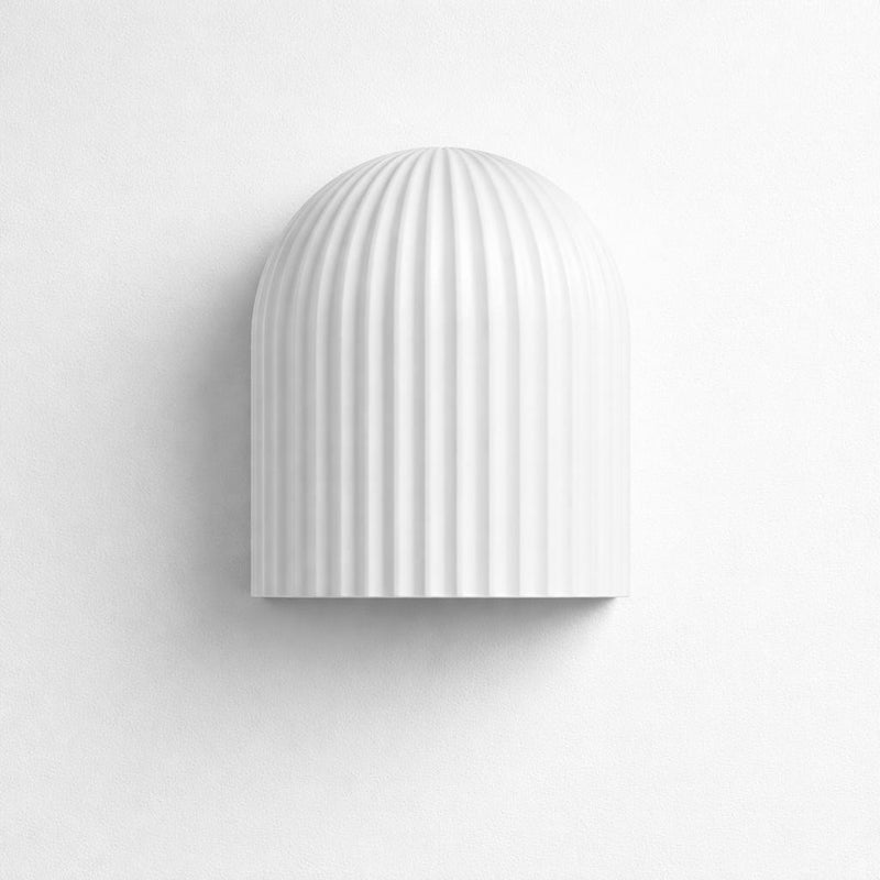 Koora Plaster Indoor Up or Down Wall Light in Matt White