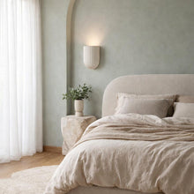 Koora Plaster Indoor Up or Down Wall Light in Matt White