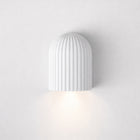 Koora Plaster Indoor Up or Down Wall Light in Matt White