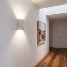 Lago White Plaster Up/Down Wall Light