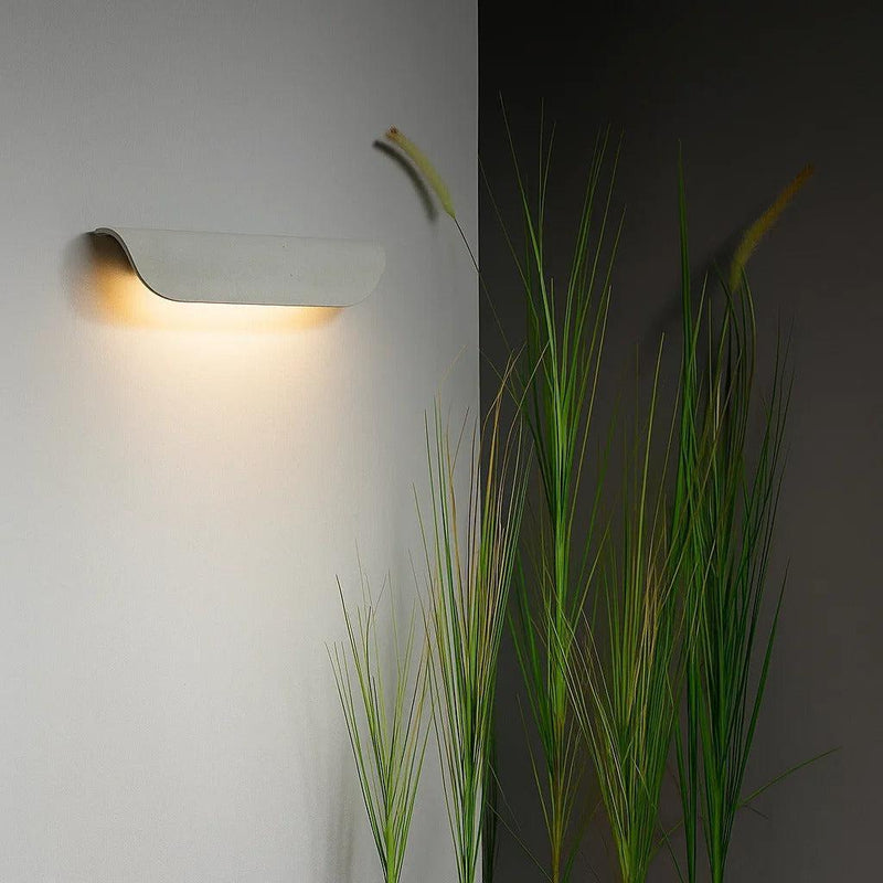 Ledge Cement Wall Washer in White or Black at ORE Lighting, Australia
