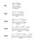 Line Magnetic Track Diffused Linear Light
