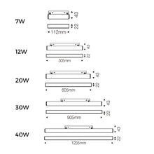 Line Magnetic Track Diffused Linear Light