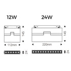 Line Magnetic Track Optical Linear Adjustable Light
