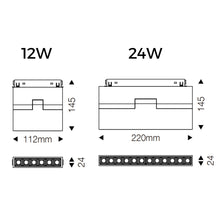Line Magnetic Track Optical Linear Adjustable Light