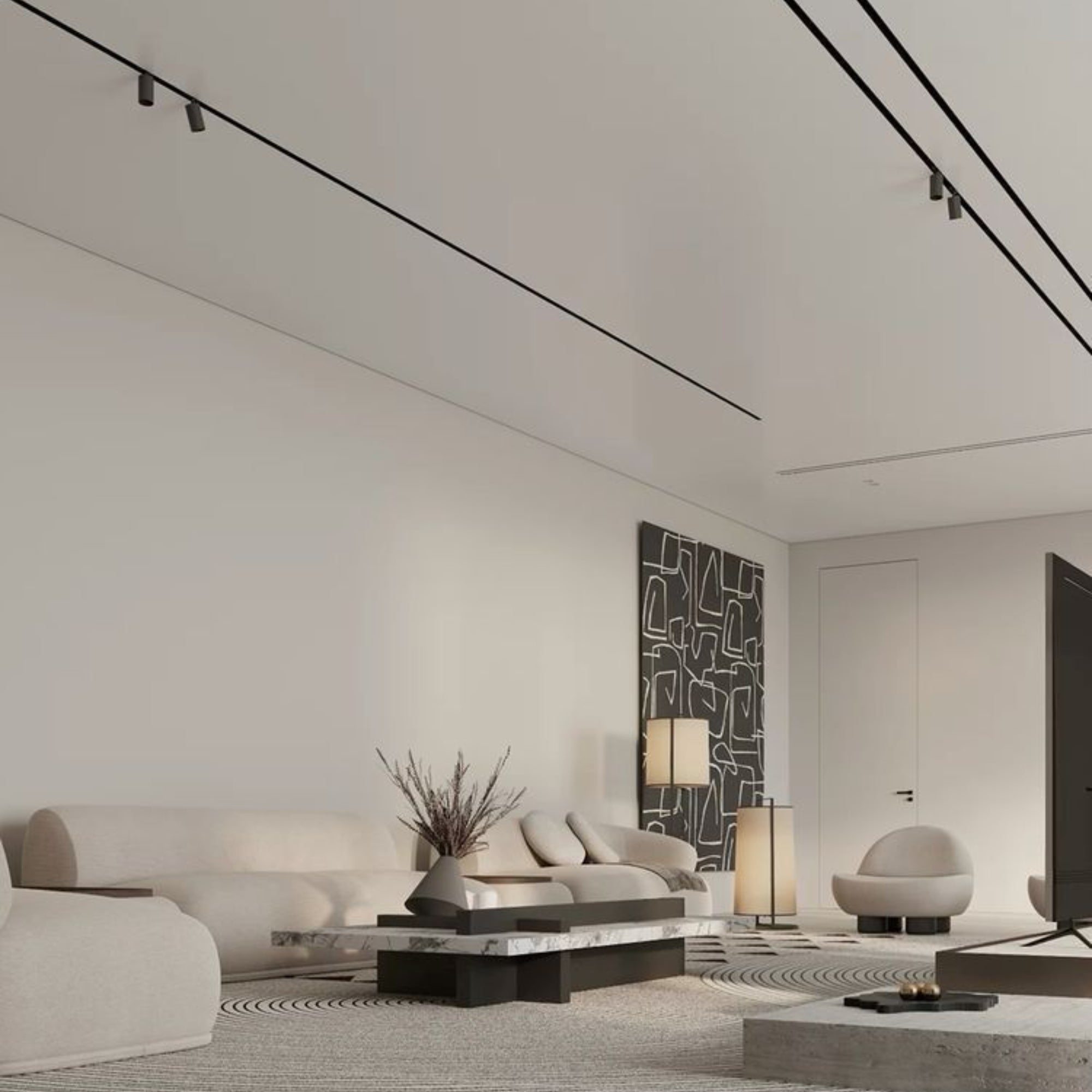 Line Recessed Magnetic Track Lighting with Board Cracking Prevention Technology at ORE Lighting