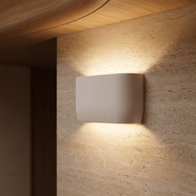 Lino White Plaster Up/Down Wall Light