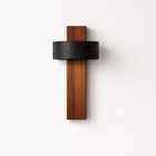 Loom Stone Adjustable Wall Light in Natural or Black