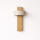 Loom Stone Adjustable Wall Light in Natural or Black