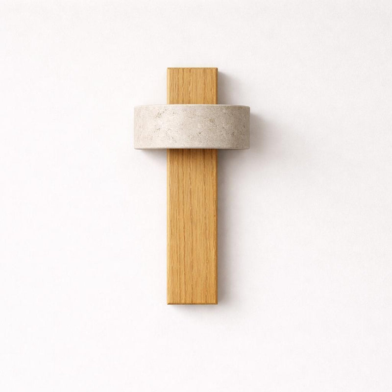 Loom Stone Adjustable Wall Light in Natural or Black