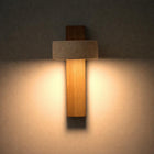 Loom Stone Adjustable Wall Light in Natural or Black
