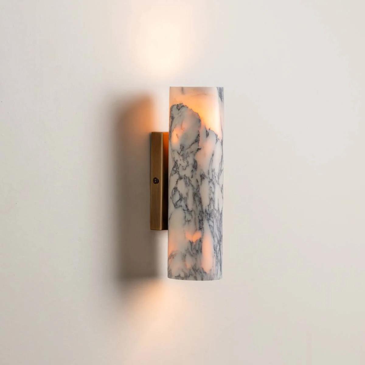Lova Calacatta Marble Wall Sconce