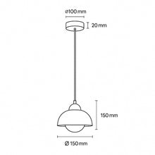 Lyra Natural Stone & Wood Pendant Light